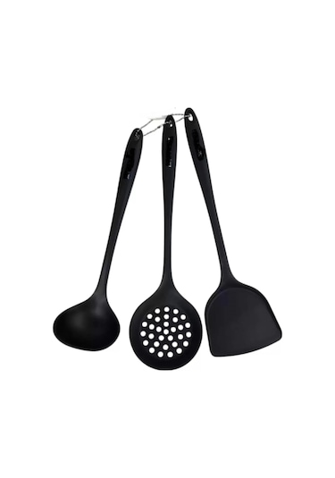 Periboia Yanmaz Yapışmaz Silikon Kaplama 3 Lü Mutfak Yemek Hazırl