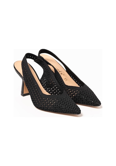 Nero Black Topuklu / Stiletto Kadın 3063m074 Nacree Magl siyah