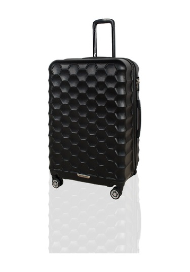 Polo&Sky Petek Model Siyah Renk Büyük Boy Valiz Bavul