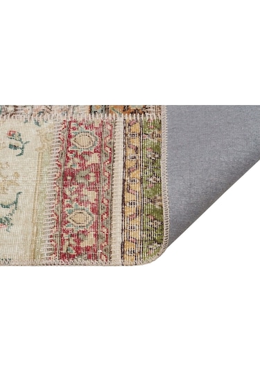 Estetik Ve Çekici Patchwork Halı 230x160 Cm 6357