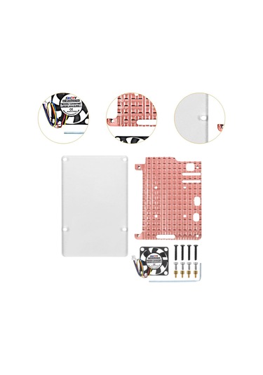 Suntek Pi 5b Soğutma Dizüstü Bilgisayarı Için Bakır Fanlı