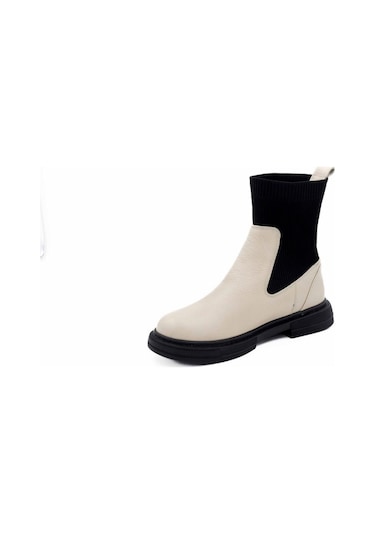 Freefoot 315122 İnci Beyaz Kadın Bot 001
