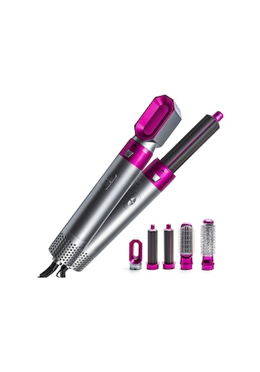 Zz-618 5'i 1 Arada Çok Fonksiyonlu Saç Kurutma Makinesi Tarak Saç Şekillendirici Fırça Saç Şekillendirici