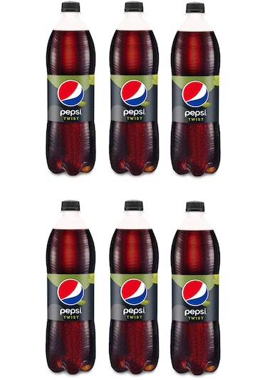 Pepsi Twist Limon Aromalı Şekersiz Kola 1 Lt X 6 Adet