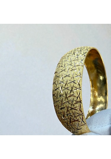 22 Ayar Yıldızlı Şarnel Bilezik 20 Gr.