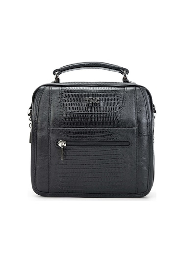 Tamer Tanca Erkek Hakiki Deri Siyah El Çantası 898 914 Erk Canta Sk23/24 Sıyah Lzr Siyah