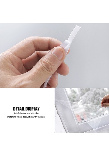 Tenfowee Beyaz Nylon Pencere Teli 1.3x1.5m Komar Ve Haşere Engeli Özlük Yapışkanlı Kesilebilir Dıy Kurulum Dayanıklı Ve Yıkama Uygun