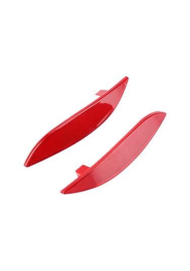 Yaozixa Renault Megane Mk3 2008-2013 Arka Tampon Reflektör Lambası, Kaliteli Abs Malzeme, 3804-3805 Oe Numralı, Kolay Kurulum, Dayanıklı, 1 Çift