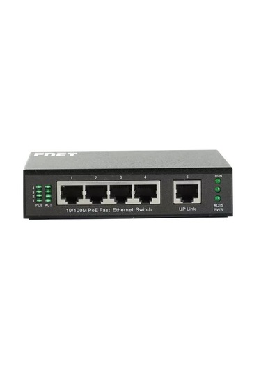 MokerLink 5 Ports Gigabit PoE Extender, IEEE 802.3af/at PoE Repeater,  100/1000Mbps, 1 PoE in 4 PoE Out PoE Passthrough Switch, Wall Mount, PoE  Extender/Injector/Network Extender 3 in 1