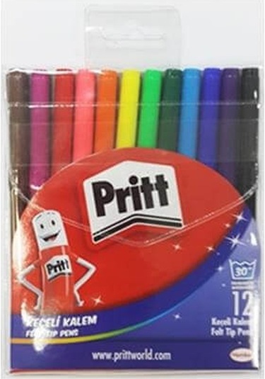 Pritt Alman Markası 12 Renk Keçeli Kalem - Henkel