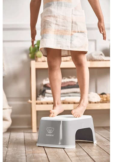 BabyBjörn Klozet Adaptörü & Safe Step Banyo Basamağı / Grey White