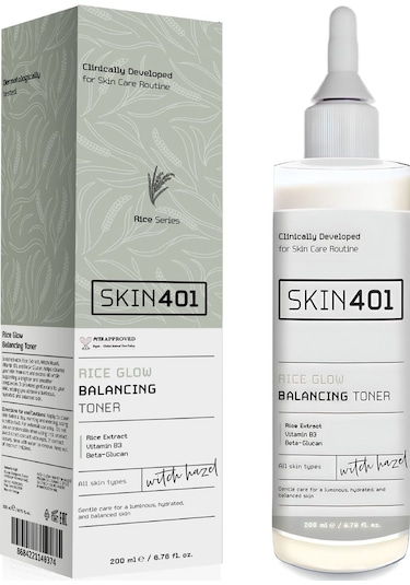 Skin401 Pirinç Özlü Aydınlatıcı Dengeleyici Tonik 200ml