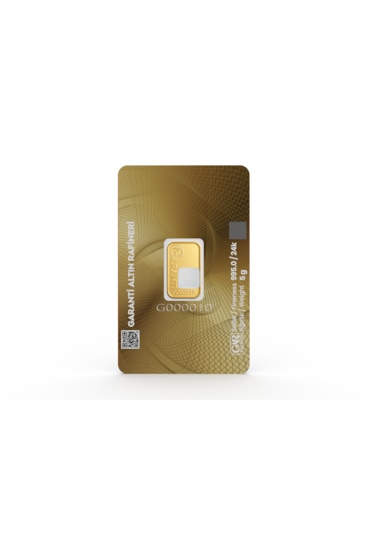 Garanti Gold 5 Gr Külçe Altın