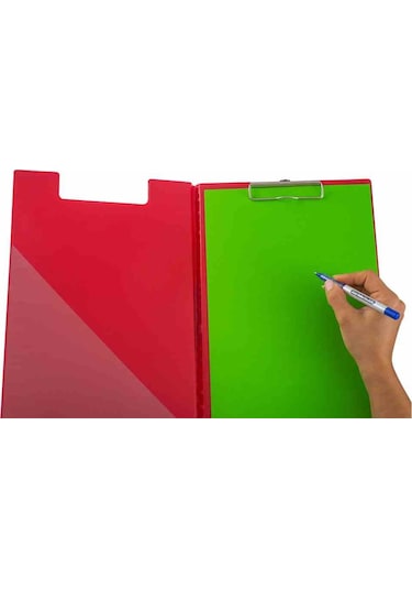 Kraf Kapaklı Sekreterlik A4 Kırmızı