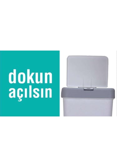 Motek Kirli Çamaşır Sepeti Pratik Kapaklı 40 Litre Mt08 Diğer