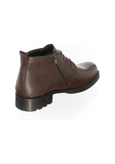 45-46-47-48-49-50 Numara F1881 Kahve Deri Erkek Büyük Numara Üst Kalite Bot Kahve