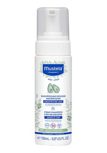 Mustela Yenidoğan Köpük Şampuanı 150 Ml Acı Badem