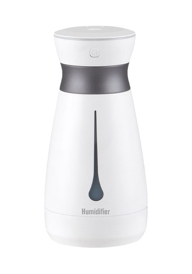 Honmex Beyaz Usb Şarjlı Ev/ofis Nemlendirici 800ml - Renkli Işık Modları, Sürekli/aralıklı Buhar, Görünür Su Tankı, 40db Sessiz İşlem