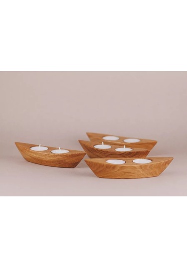 Tateplota İç Dekorasyon İçin Ahşap Lületaşı Şamdan 197246553 Aromatik