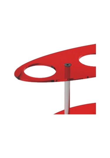 Kırmızı Doğum Günü İçin Koni Tutucu Waffle Dekoratif Raf Suşi El Rulo Standı