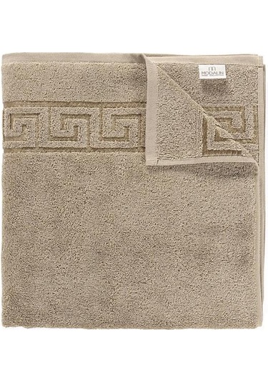 Pamuk Tekli Jakarlı Yumuşak Havlu Grek - 70 X 140 Bej