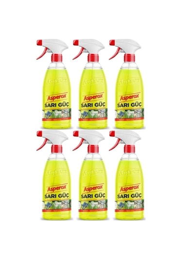 Asperox Sarı Güç Sprey 1000 Ml X 6 Adet