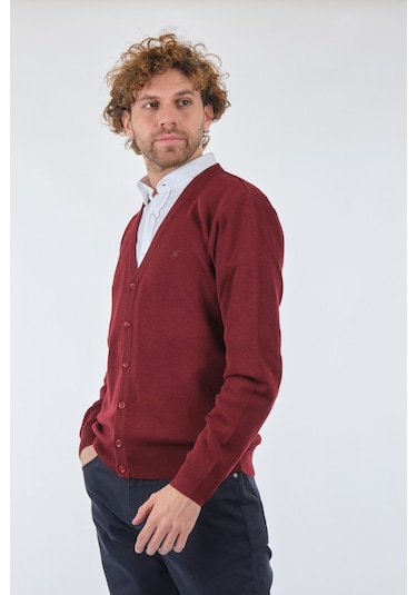 De Blasıo Bordo Erkek Hırka 222340050 Bordo