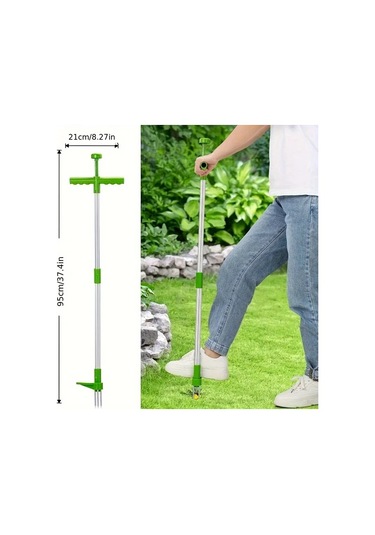 Dashanshop Dayanıklı Yabani Ot Çekici Sku Weeder Hafif Kompakt El Aleti