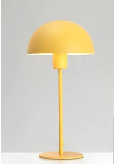 Mylights 20 Cm Baslıklı Masa Abajur Gece Lambası Yatak Odası Genc Odası Lambası Sarı Okuma Lambası Masa Lambası Gece Lambası