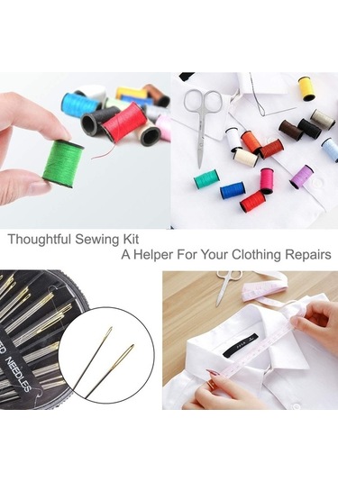 Novahub 3 Takım 70'i 1 Arada Çok Fonksiyonlu Dikiş Seti Moda Dostu Tasarım, Depolama Kolaylığı