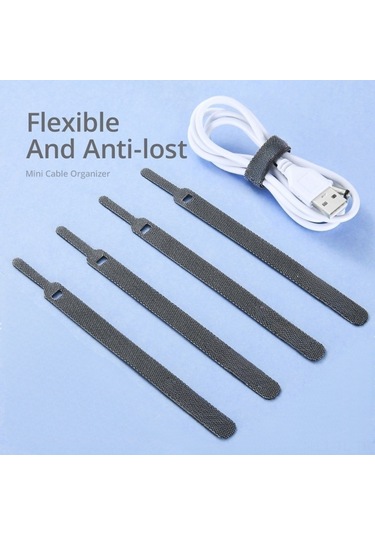 Hombey 20 Adet 140mm Nilon Kablo Düzenleyici, Kayıp Engelleme, Kolay Kullanım, Farklı Teller İçin Uygun