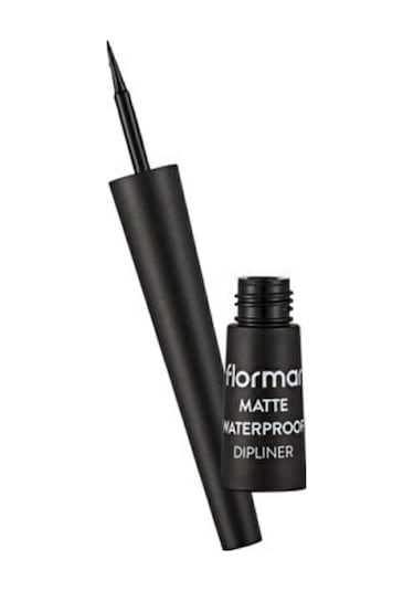 Flormar Matte Waterproof Suya Dayanıklı Mat Dipliner 001 Black