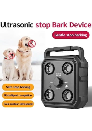 Ganzhoushop Şarj Önleyici Köpekler İçin Havlama Frekans Kontrol Cihazı, 4 Farklı Mod, Uzaktan Kumandalı