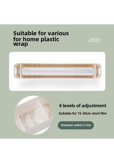 Yunboo Mutfakta Kullanıma Uygun Manyetik Buzdolabı Tutucu, 50m Gıda Grubu Streç Filmi 2 Adet , Kolay Kesim Kutusu - Sınıfik Model Diğer