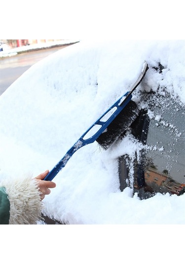 Sones Çok Fonksiyonlu Araç Ön Camı Kar Küreği Temizleme Fırçası Kırmızı
