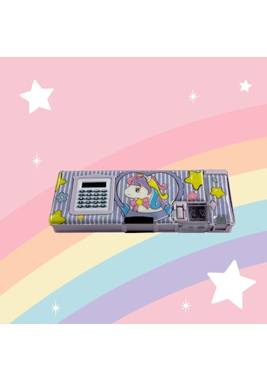 Unıck Color Unicorn Hesap Makineli Fonksiyonel Kalem Mor
