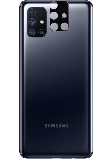 Galaxy M51 Zore 3D Kamera Camı Siyah