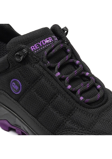 Greyder 00171 Kadın Siyah Mor Su Geçirmez Ayakkabı-13-siyahmor Siyah - Mor