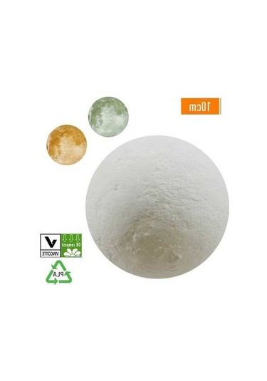 Novahub 3d Baskı Gece Lambası - Usb Şarjlı Dimlenebilir Ahşap Standlı 2 Renkli Işıklı Yatak Odası Dekoru Diğer