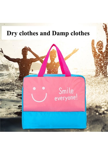 Gajeena Kuru Ve Islak Ayırma Özellikli Büyük Kapasiteli Spor Çantası - Plaj Ve Havuz İçin Pratik Çözüm Çok Renkli