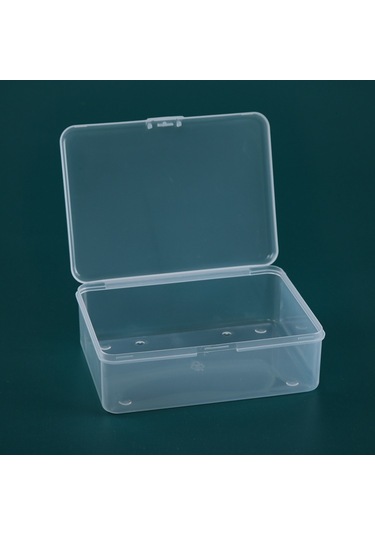 Sones Pp Dikdörtgen Şeffaf Plastik Kutu Kapaklı Parçalar Donanım Alet Saklama Kutusu