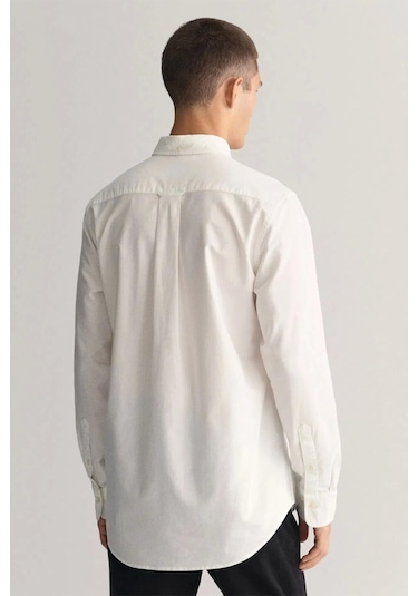 Gant Erkek Beyaz Regular Fit Gömlek-14808