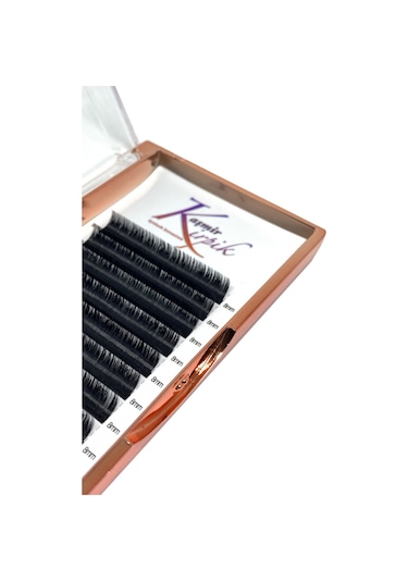 Kaşmir Kirpik Çek - Bırak 0.05 C Kıvrım Tek Boy Kirpik 8 MM