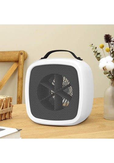 Dm Mini Masaüstü Isıtıcı 2 Dişli Ayarlanabilir 500w Taşınabilir Elektrikli Uzay Isıtıcı Ev Ofis Ab Tak