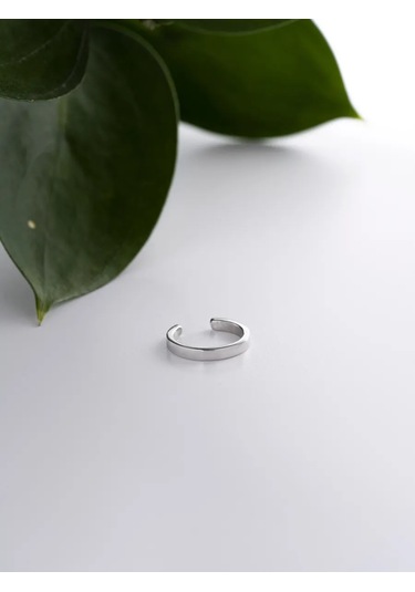 Sılverme Deliksiz Küpe 925 Ayna Gümüş Tek Monolitik Küpe 310082063 Gümüş