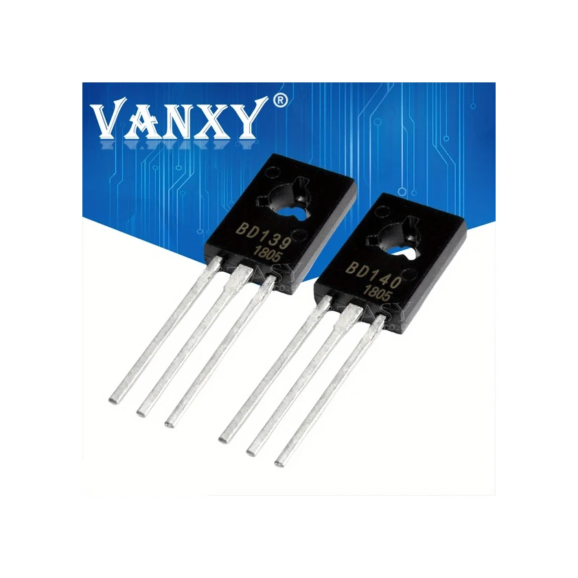 Meridiangoods Mje350 10 Adet Npn Pnp Transistör Bd139 Bd140 D882 B772 Elektronik