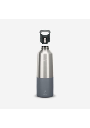 Quechua Outdoor Paslanmaz Çelik Termos - 1 L - Gri - 900
