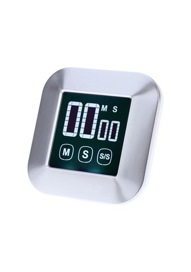 Symbee Büyük Lcd Dokunmatik Ekranlı Mutfak Zamanlayıcı, Manyetik Ve Geri Çekilebilir Ayaklı, Yüksek Sesli Alarm, Geri Sayım Ve Saklama Fonksiyonu, Abs Malzeme