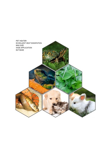 Tenfowee E27 Bağlantılı 50w Seramik Isı Ampülü - Kedi, Köpek Ve Evcil Hayvanlar İçin Entegre Isı Kaynağı