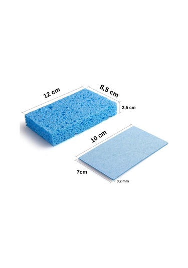 Sıkıştırılmış Selüloz Süngeri Çizilmez Doğal Bulaşık Süngeri Bulaşık Temizlik Süngeri 3 Adet